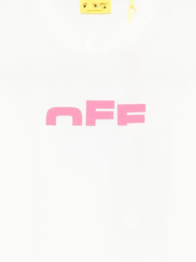 Off-white Type Logo Logo T-shirt In White