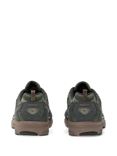 Mizuno Mxr Tech Casual Panelled Sneakers In Green