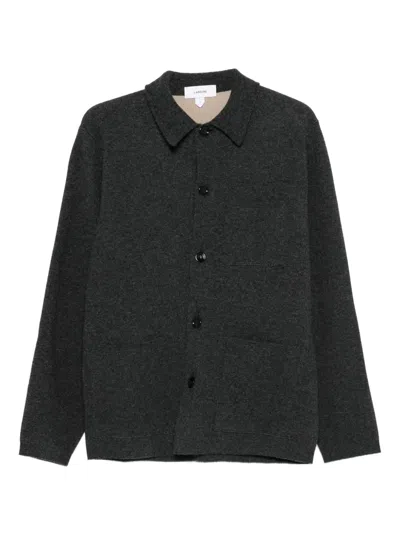 Lardini Buttoned Patch-pocket Cardigan In Multi