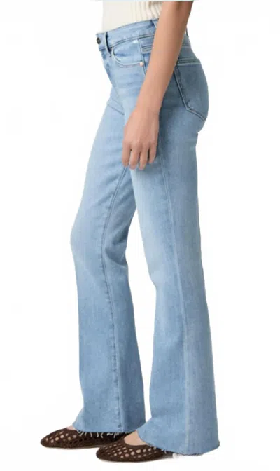 Paige Womens Marlow Skimmer Flared Stretch-denim Blend Jeans Jaunt In Blue