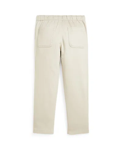 Polo Ralph Lauren Big Boys Stretch Dobby Tapered Pants In White