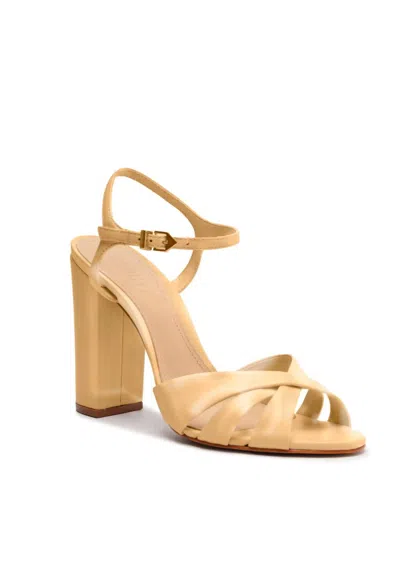 Schutz Women's Keefa Block Heel In Platina In Multi