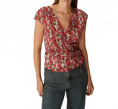 Grace + Emma Penny Top In Red In Red