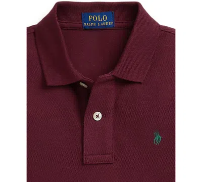 Polo Ralph Lauren Big Boys Cotton Mesh Long Sleeve Polo Shirt In Multi