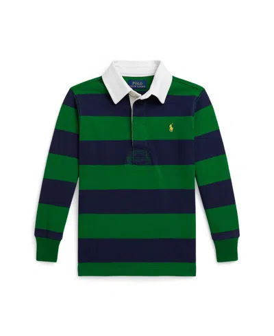 Polo Ralph Lauren Big Boys The Iconic Rugby Shirt In Multi