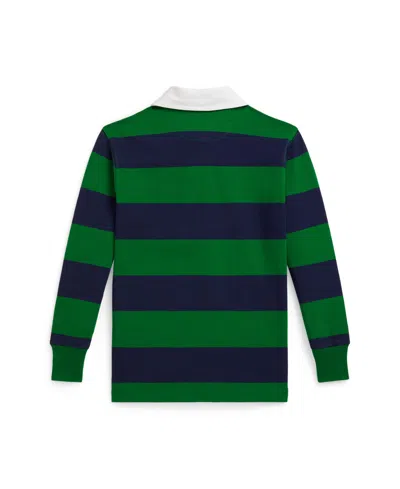 Polo Ralph Lauren Big Boys The Iconic Rugby Shirt In Multi
