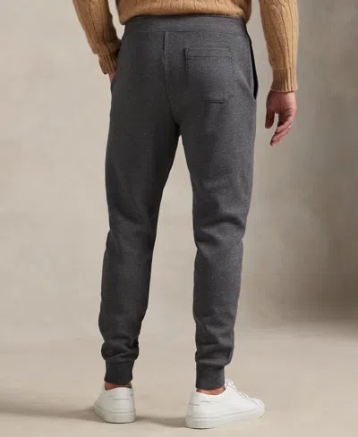 Polo Ralph Lauren Trousers Featuring Elastic Waistband And Ribbed Cuffs In Gray