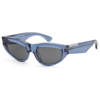 Burberry Dark Grey Cat Eye Ladies Sunglasses Be4425u 411787 55 In Blue