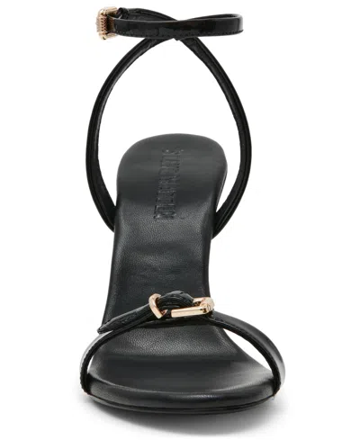 Steve Madden Women's Foxx Two-piece Stiletto Dress Sandals In Black