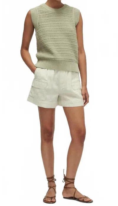 Melissa Nepton Helene Sweater Tank In Soft Gree In Green