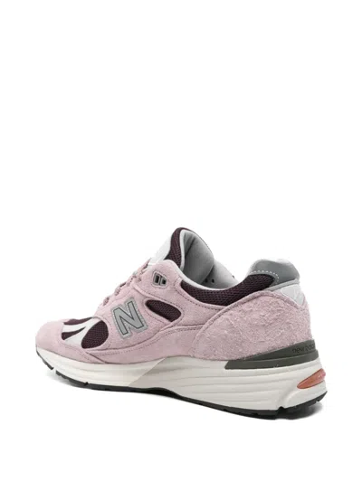 New Balance Suede And Mesh Sneakers With Iconic Branding And Textured Accents In Multi