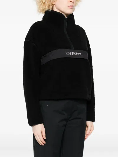Rossignol Alltrack Half-zip Fleece Jacket In Black