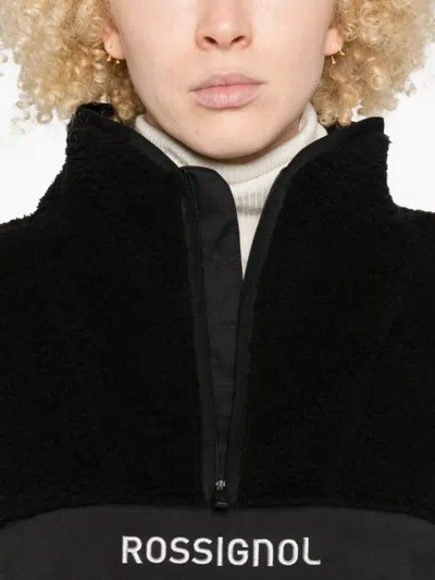 Rossignol Alltrack Half-zip Fleece Jacket In Black