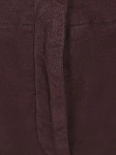 Incotex Wide Leg Trousers Belt Loops In Brown