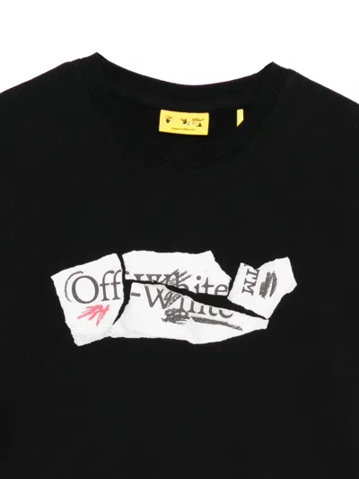 Off-white Logo-print T-shirt In Black