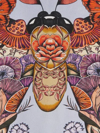 La Doublej Scarf Ruffled Skirt In Multi