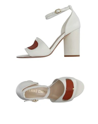 Shop Opening Ceremony Sandals In White