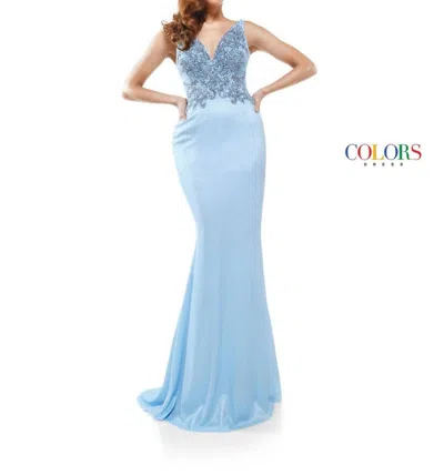Colors Dress 2309 In Light Blue In Blue