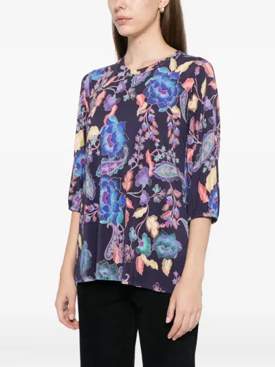 Johnny Was The Janie Favorite Puff-sleeved Top In Multi