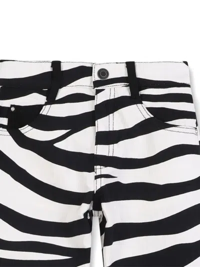 Marc Jacobs Zebra-print Trousers In Black