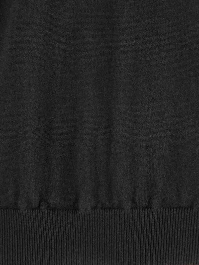 Alpha Studio Crew-neck Cashmere Sweater In Black