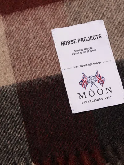 Norse Projects Moon Checked Scarf In Multi