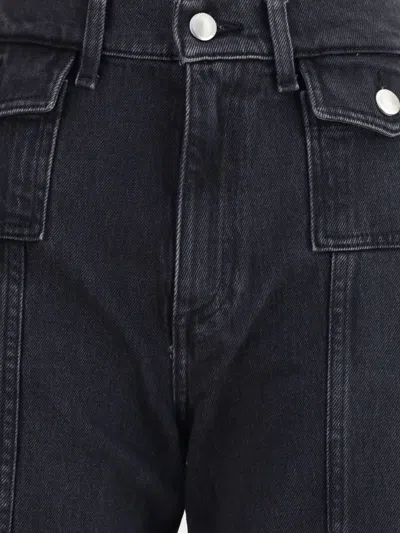 7 For All Mankind Lotta Wide Leg Jeans In Multi