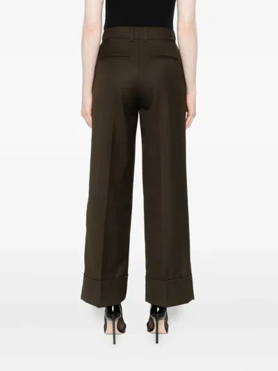 Malina Cuffed Trousers In Brown