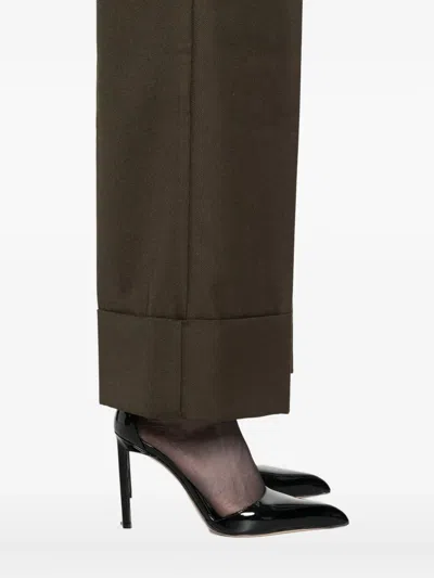 Malina Cuffed Trousers In Brown