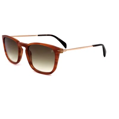 David Beckham Tortoiseshell Wayfarer Sunglasses With Gradient Lenses In Burgundy