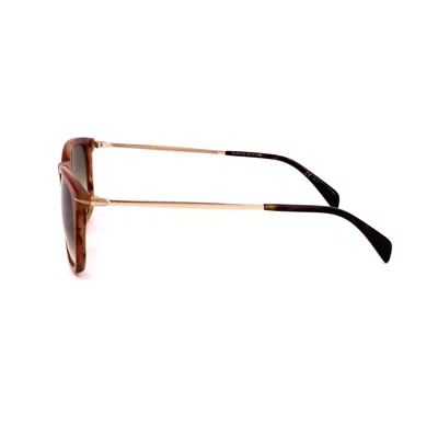 David Beckham Tortoiseshell Wayfarer Sunglasses With Gradient Lenses In Burgundy
