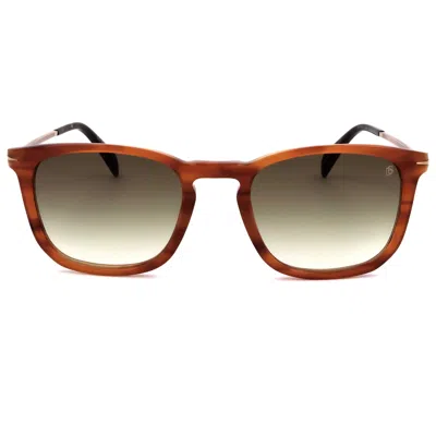 David Beckham Tortoiseshell Wayfarer Sunglasses With Gradient Lenses In Burgundy