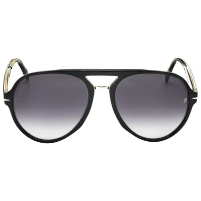 David Beckham Men's Db 7005/s 57mm Sunglasses In Black