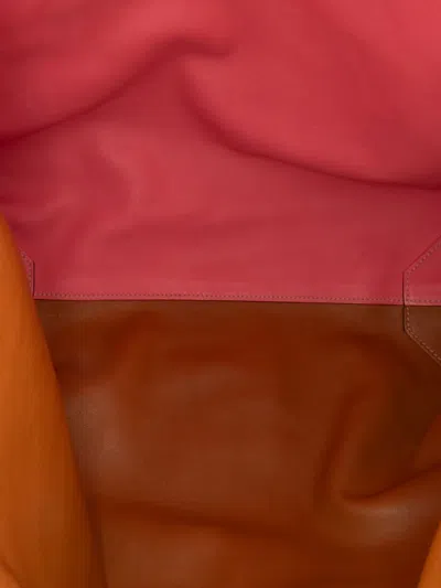 Pre-owned Hermes 2012 Multicolor Swift And Veau Sikkim Double Sens 28 Tote Bag In Pink