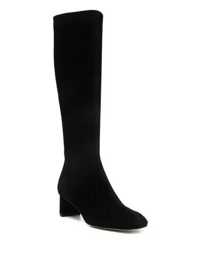 Aeyde Marty 50 Suede Knee-high Boots In Multi