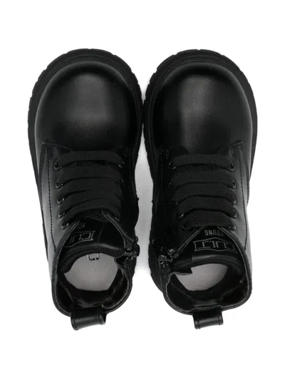 Cult Lace-up Zip Boots In Multi