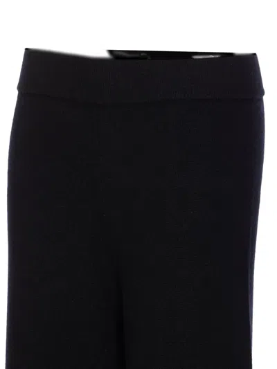 Max Mara Studio Mortiz Knitted Trousers In Black