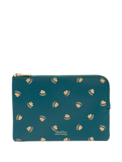 Undercover All-over Pattern Pouch In Green