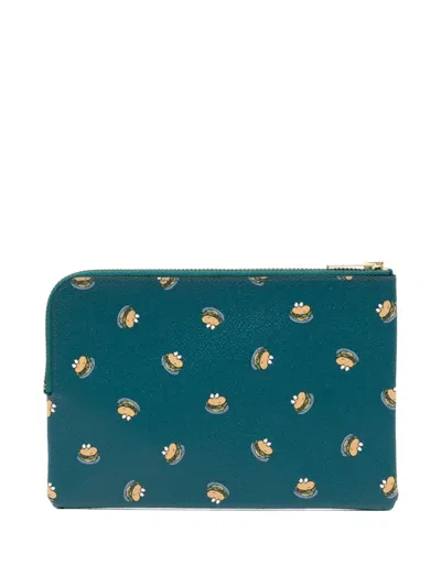 Undercover All-over Pattern Pouch In Green