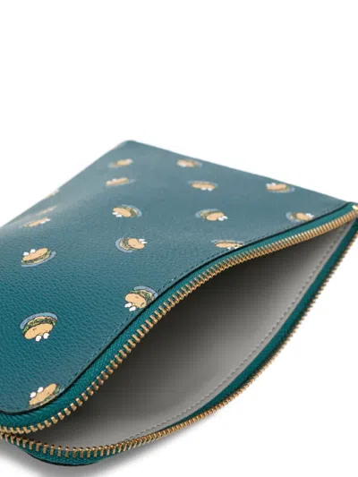 Undercover All-over Pattern Pouch In Green