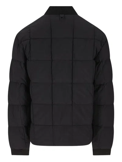 Massimo Osti Studio Quilted Padded Jacket In Black
