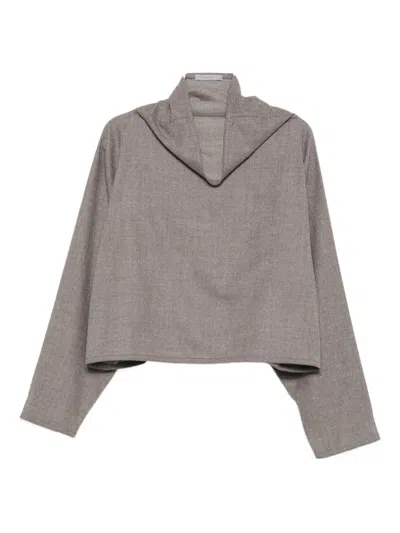 Dušan Cropped Top In Gray