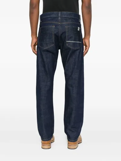 Trc Button-fly Jeans In Blue