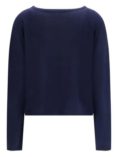 Lisa Yang Blue Cashmere Cardigan In Blue
