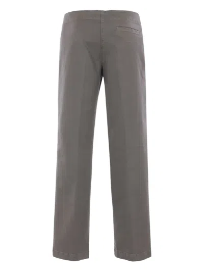 Aspesi Drawstring-waist Trousers In Gray
