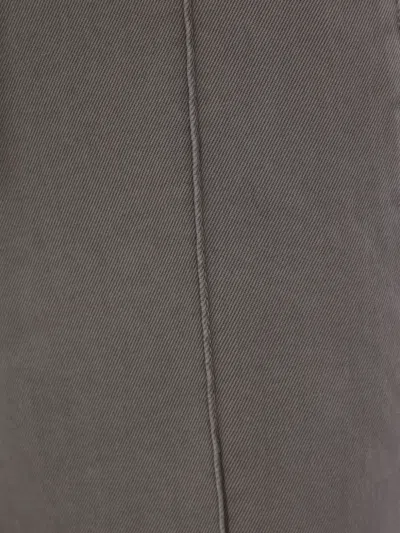 Aspesi Drawstring-waist Trousers In Gray