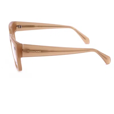 Ferragamo Women's 53 Mm Eyeglasses In Brown