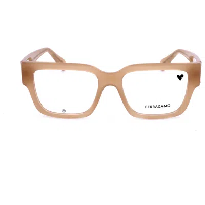 Ferragamo Women's 53 Mm Eyeglasses In Brown