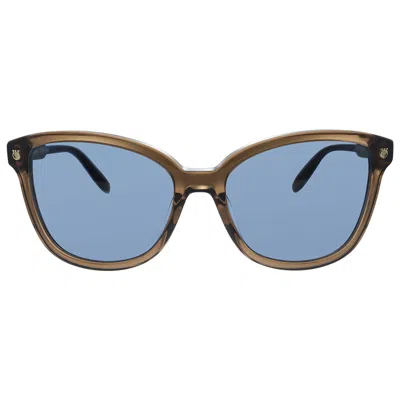 Ferragamo Blue Square Sunglasses Sf815s 210 56 In Brown