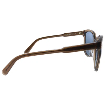 Ferragamo Blue Square Sunglasses Sf815s 210 56 In Brown